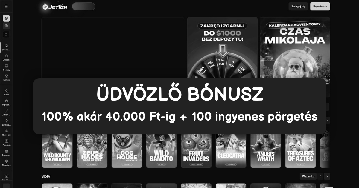 JetTon Casino welcome bonus